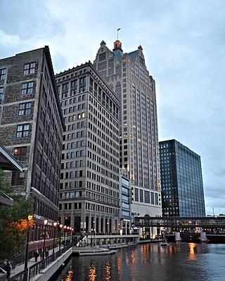 City on the River by Crystal Senski