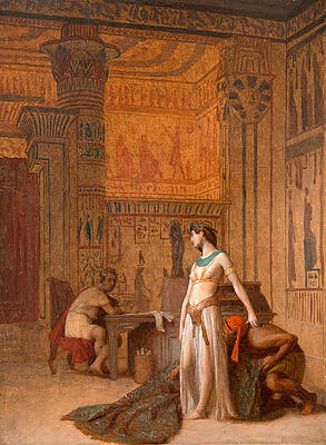 Cleopatra and Caesar Print by Jean-Leon Gerome