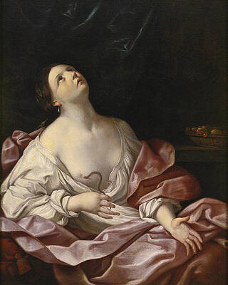 Cleopatra Print by Attributed to Guido Reni and Studio