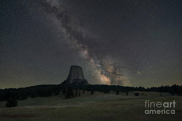 Wall Art - Photograph - Close Encounters Of The Third Kind Devils Tower by Michael Ver Sprill