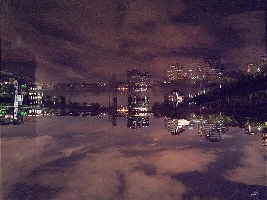 Clouds in the Passaic - Newark NJ by Leon DeVose Clouds in the Passaic - Newark NJ by Leon DeVose