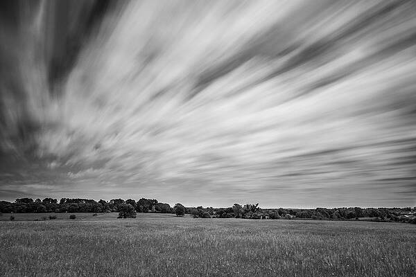 Wall Art - Photograph - Clouds Moving Over East Texas Field by Todd Aaron