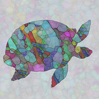 Abstract Sea Turtle Paintings Fine Art America