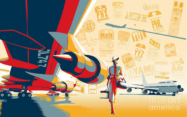 Air Travel Paintings Fine Art America