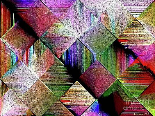 Contour Abstract by Nancy  Bowen