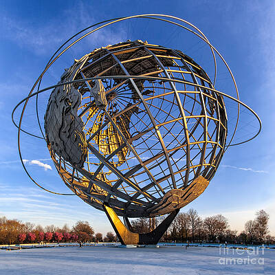 Wall Art - Photograph - Corona Park Unisphere by Jerry Fornarotto