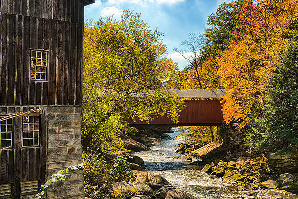 Covered bridge by Jay Seeley Covered bridge by Jay Seeley