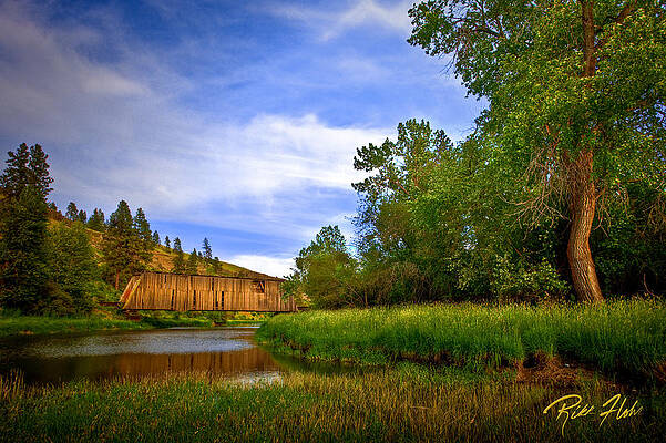 Wall Art - Photograph - Covered Bridge by Rikk Flohr