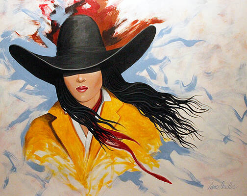 Cowgirl Paintings Fine Art America