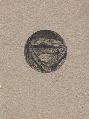 Wall Art - Drawing - Crane Creek Reg Park Circle 8 by Erik Paul