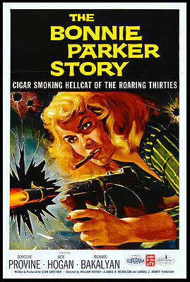 Crime Movie Poster 1958 by Padre Art Crime Movie Poster 1958 by Padre Art