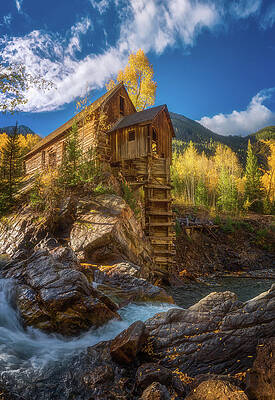 Wall Art - Photograph - Crystal Mill Morning by Darren White