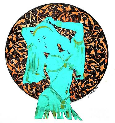 Dancer in Turquoise 01 by Yvonne Ayoub Dancer in Turquoise 01 by Yvonne Ayoub