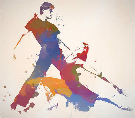 The Dancing Couple Paintings Fine Art America