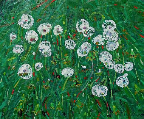 Wall Art - Painting - Dandy Fluff by Phil Chadwick