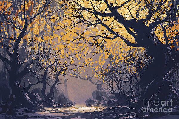 Creepy Landscape Paintings Fine Art America