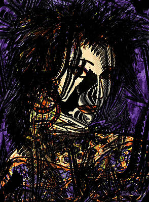 Wall Art - Mixed Media - Dark Side by Natalie Holland