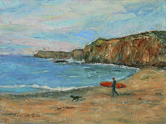 Davenport Beach Davenport California Landscape 10 by Xueling Zou Davenport Beach Davenport California Landscape 10 by Xueling Zou