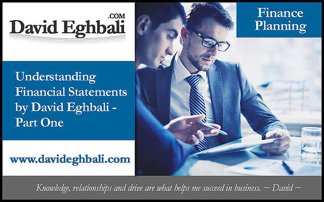 David Eghbali Understanding Financial Statements by David