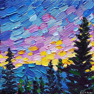 Hamilton Mountain Paintings Fine Art America