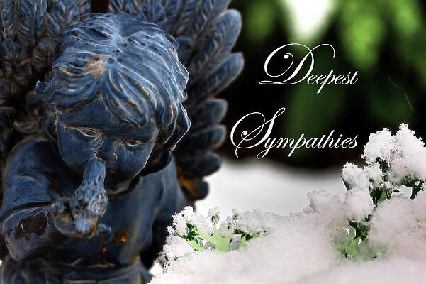 Deepest Sympathies Angel by Shelley Neff