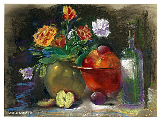 Wall Art - Drawing - Delicious by Monika Kretschmar