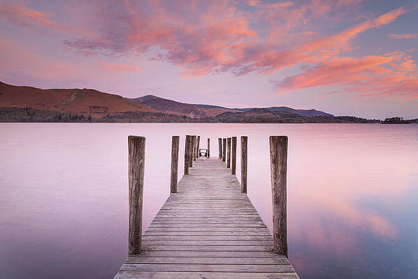 Wall Art - Photograph - Derwent Water Jetty, English Lake District by Anita Nicholson