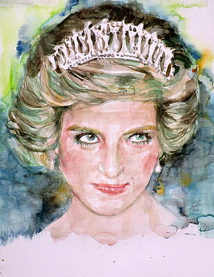 Princess Diana Portrait Paintings Fine Art America