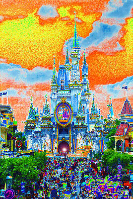 Disney Castle Paintings Fine Art America
