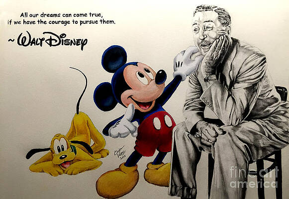 Disney Cartoons Drawings - Fine Art America