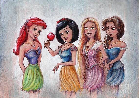 Aurora & Cinderella Color Your Own Disney Princess Poster  15"x20.5" Make Magic | eBay