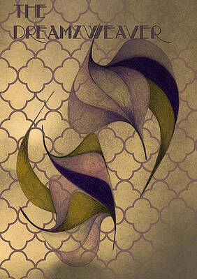 Wall Art - Drawing - Divine Caring Heart Deco Rose by The DreamzWeaver