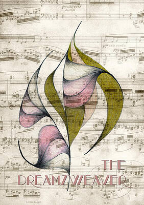 Wall Art - Drawing - Divine Heart Jewel Rose Music by The DreamzWeaver