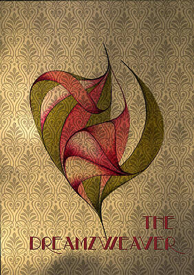 Wall Art - Drawing - Divine Valentine Heart Deco Rose by The DreamzWeaver