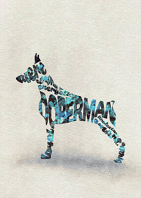 Doberman Paintings Fine Art America