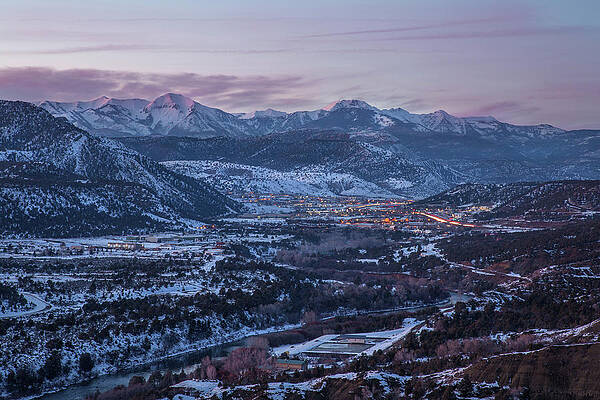 Downtown Durango at Twilight by Jen Manganello Downtown Durango at Twilight by Jen Manganello