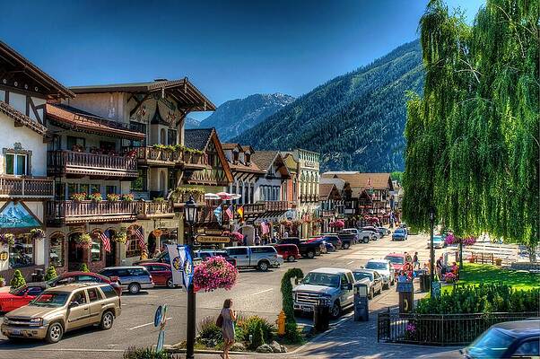Downtown Leavenworth Washington by Spencer McDonald