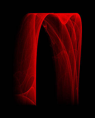 Wall Art - Digital Art - Draping Fall I by Robert Krawczyk