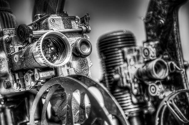 Wall Art - Photograph - Dueling Projectors by Scott Norris