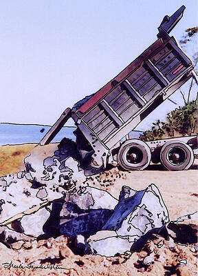 Dump Truck 2 with Rocks by Sheila Finkelstein Dump Truck 2 with Rocks by Sheila Finkelstein