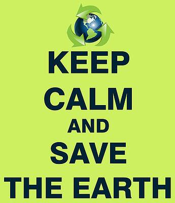 Wall Art - Drawing - Earth Day by ES Design