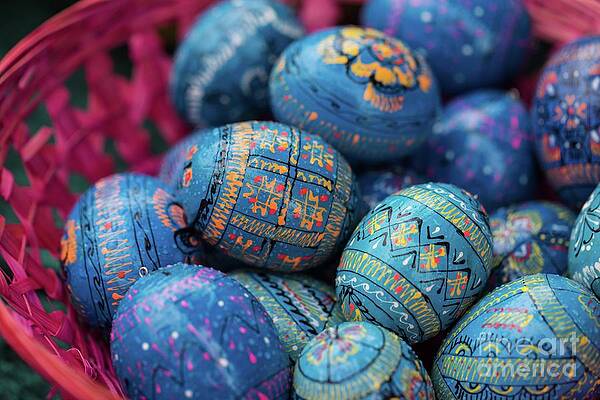 Blue Easter eggs 2 Tote Bag by Elena Elisseeva - Fine Art America