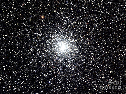Wall Art - Photograph - Elliptical Globular Cluster, M22, Ngc by N.A. Sharp/REU Program/NOAO/AURA/NSF