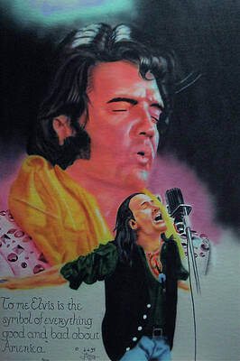 Elvis and Jon by Thomas J Herring Elvis and Jon by Thomas J Herring