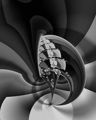 Wall Art - Digital Art - Enigma Variation 10 'In the Studio' by Vic Eberly