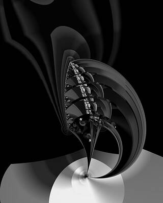 Wall Art - Digital Art - Enigma Variation 10 'Studio After Dark' by Vic Eberly