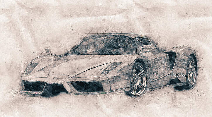 Ferrari Art Car By John “CRASH” Matos