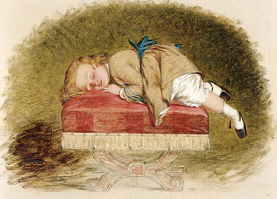 Exhausted Print by Henry Lejeune
