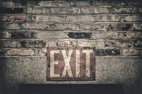 Wall Art - Photograph - Exit by Scott Norris