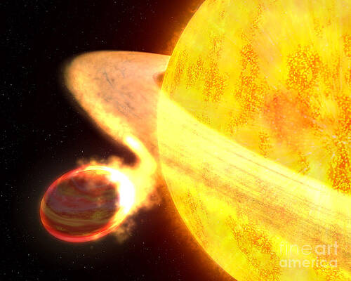 Wall Art - Photograph - Exoplanet Wasp-12b by Science Source